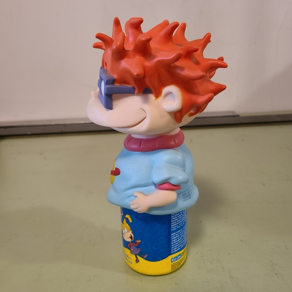 1996 Nickelodeon Rugrats Chuckie Finster Bottle Top Bubble Bath - Picture 3 of 9